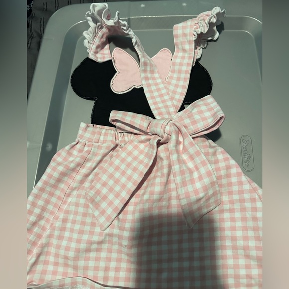 Minnie Mouse Dress (Dress and black ruffle shirt) 2T EUC - Picture 2 of 4